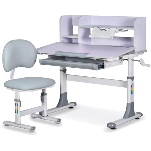 Комплект меблів Evo-kids (стіл+стіл+полиця) BD-22 BL