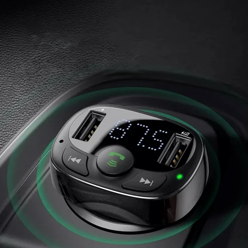 Зарядное устройство Baseus Car Charger 2хUSB T Shaped S-09A Car Bluetooth MP3 Player Black (CCMT000001) фото 10