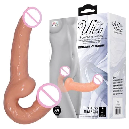 Безремневой страпон LYBAILE Ultra Strapless Strap On 5.9"