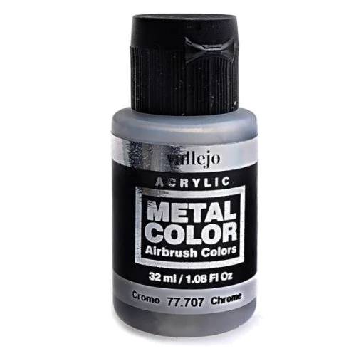 Краска Vallejo акриловая Metal Color хром 32 мл (VLJ77707)