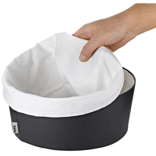 Хлебница KELA Grana 19 см черная (12547)