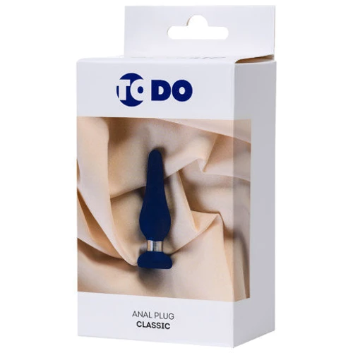 Анальная пробка ToDo Anal Plug Сlassic S (синяя)