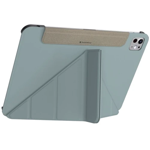 Аксессуар для iPad Switcheasy Origami Exquisite Blue (SPD241093XB24) for iPad Pro 11 2024 M4: Особенности трансформируется в подставку, четыре универсальных режима, Удобно держать в руке, Приятен на ощупь, Надежная защита от царапин и загрязнений, закрывается на магнитный клапан, режим автопробуждения/сна