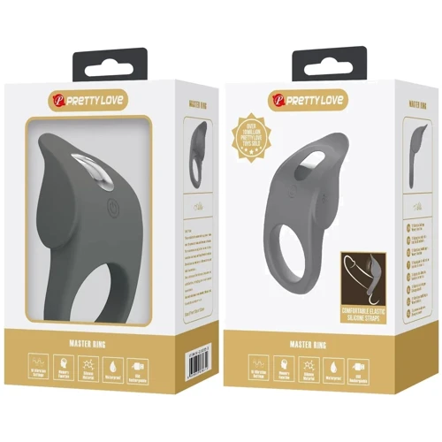 Эрекционное виброкольцо LYBAILE Pretty Love - Master ring (BI-210235-1)
