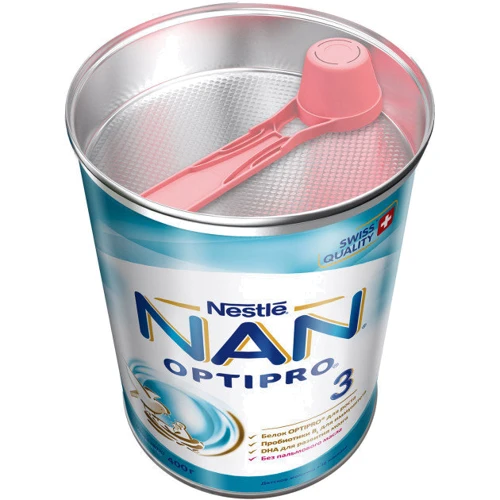 Суміш Nestle NAN 3 суха молочна для дітей з 12 місяців 400 г (7613032476175): Тип Суміші молочні