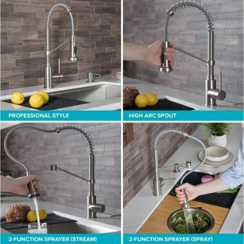 Змішувач для кухонного миття Kraus KPF-1610BG