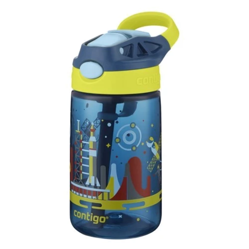 Пляшка для води дитяча Contigo Gizmo Flip 420 мл Nautical Space: Матеріал колби Пластик