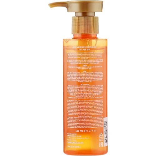 Lador ACV Vinegar Shampoo Шампунь с яблочным уксусом 150 ml: Пол Для женщин