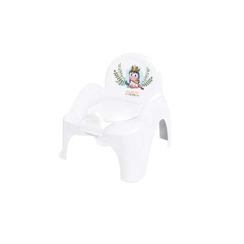 Горшок-кресло Tega baby DZ-007 Дикий запад бело-розовый DZ-007-103