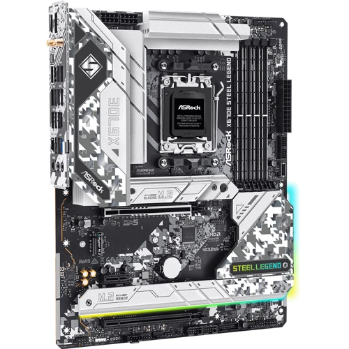 ASRock X670E Steel Legend: Разъемы на плате USB Type-C, USB 2.0, USB 3.2 Gen 1, SATA 3.0, M.2, PCI Express x1