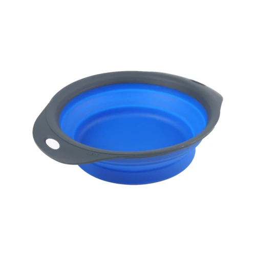 Миска складана Dexas Collapsible Pet Bowl для собак велика 1440 мл синя (dx30795)