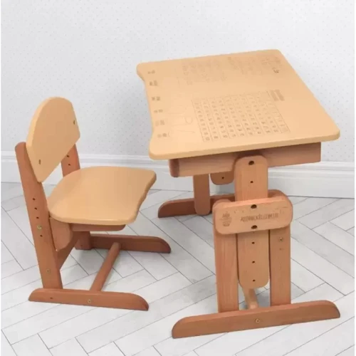 Дитяча парта зі стільцем Bambi 04-031BEIGE Бежевий