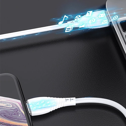 Кабель T-PHOX USB Cable to Lightning Nature 3A 1.2m White (T-L830 White) фото 8