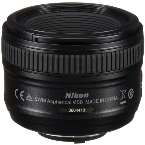 Объектив для фотоаппарата Nikon AF-S Nikkor 50mm f/1,8G (JAA015DA): Байонет Nikon F