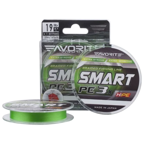 Favorite Smart PE 3x 150м, #0.2/0.076мм, 1.9кг, light green (1693.10.61)