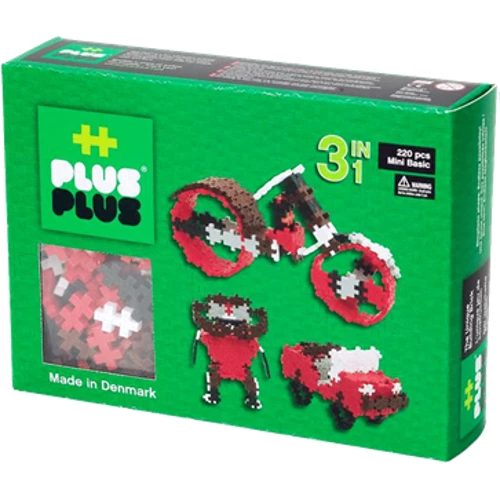 Конструктор Plus-Plus Mini "Звичайний", 220шт (PP-3710)