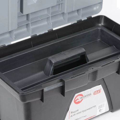 Ящик для інструменту Intertool BX-0323: Матеріал замків пластик