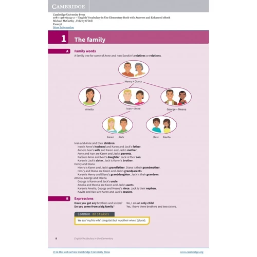 English Vocabulary in Use 3rd Edition Elementary with Answers with eBook: Жанр Учебники и пособия