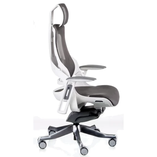 Кресло офисное Special4You Wau Charcoal Network White (E5319): Регулировки Высота спинки, Жесткость качания, Высота подлокотников, Высота сиденья