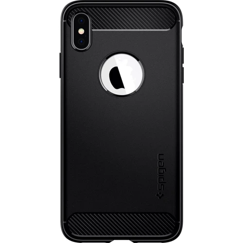 Чохол для iPhone Spigen Rugged Armor Matte Black (065CS25125) for iPhone Xs Max: Тип чохла накладка на задню частину