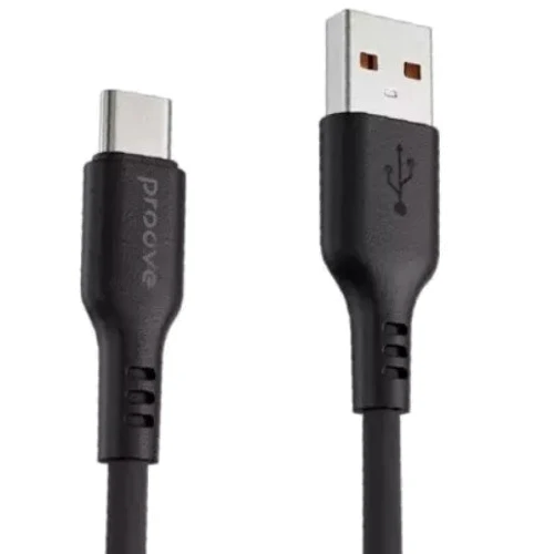 Кабель Proove USB Cable to USB-C Rebirth 2.4A 1m Black (CCRE60001201)