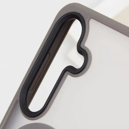 Чехол для телефонов Mobile Case TPU+PC Metal Buttons with MagSafe Colorful Grey for Samsung S921 Galaxy S24: Пленка в комплекте нет