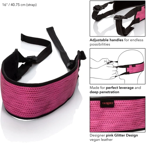 Пов'язка California Exotic Novelties Tickle Me Pink BJ Strap