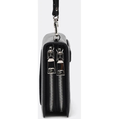 Чоловіча борсетки Ricco Grande чорна (K17m106-black): Фактура Гладка, матова
