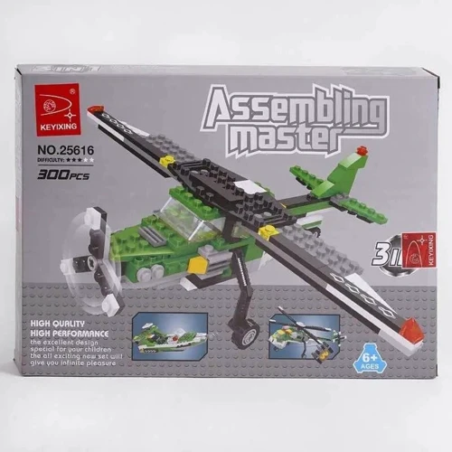 Конструктор Ausini Assembling Master 3в1 300 деталей (25616)
