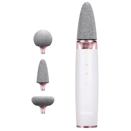 Шлифовальная пилка для стоп с дополнительными насадками GESKE Electric Pumice Foot Smoothing Multi-Pen 8в1 starlight (HB0535)