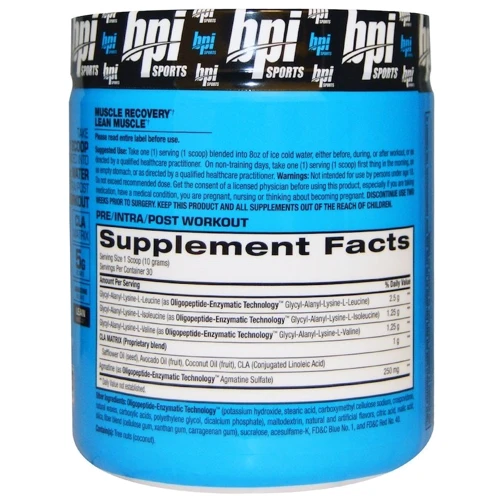 Аминокислота для спорта BPI Sports Best BCAA 300 g /30 servings/ Grape: Тип BCAA