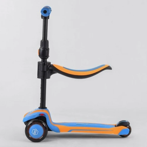 Самокат Best Scooter сине-оранжевый (JS-30918): Количество колес 3
