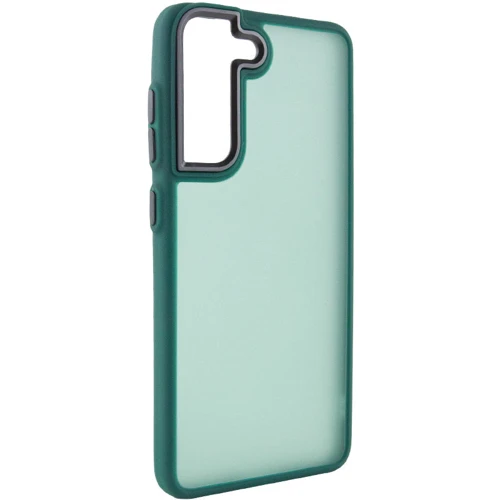 Аксессуар для смартфона Epik TPU+PC Lyon Frosted Case Green for Samsung G990 Galaxy S21 FE
