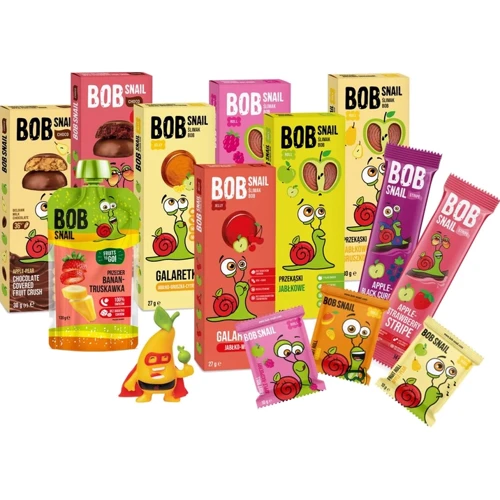 Набор Bob Snail Kids Box с игрушкой и квестом 382 г: Вкус Клубника, Вишня, Яблоко, Малина, Груша