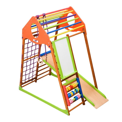 Детский спортивный комплекс для дома SportBaby KindWood Plus фото 4