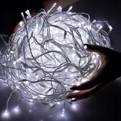 Гирлянда Springos бахрома уличная 12 м 300 LED холодный белый (CL300) фото 8