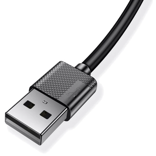 Кабель T-PHOX USB Cable to Lightning Nets 2m Black (T-L801 (2) black) фото 3