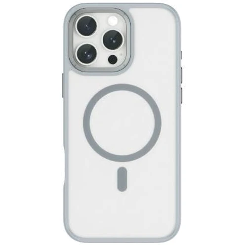 Чехол для iPhone WIWU Magnetic Armor Pro Series Grey (FGG-012) for iPhone 16 Pro: Материалы поликарбонат и полиуретан
