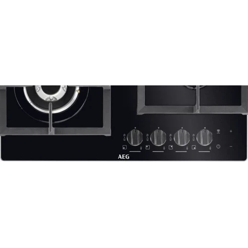 Варочная поверхность газовая AEG HKB64540NB: Рабочая поверхность стекло (закаленное)