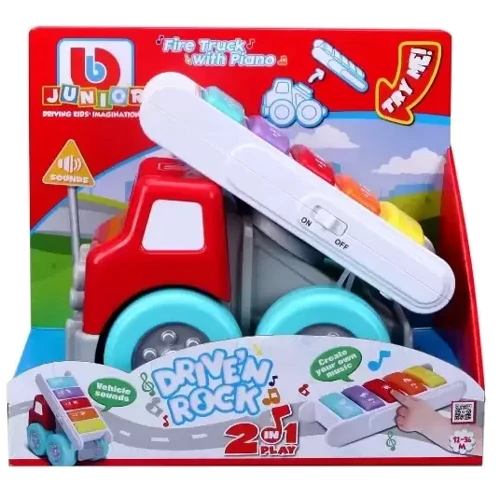 Ігрова автомодель BB Junior Drive'N Rock Пожежна машина (16-89033)