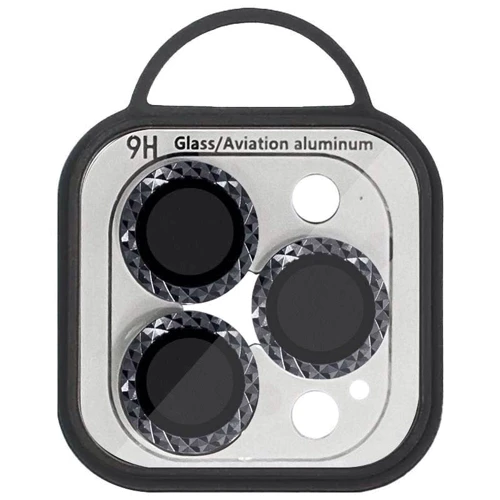 Захисне скло для iPhone Epik Metal Shine Black/Midnight for Camera iPhone 15 Pro / 15 Pro Max: Тип захисту екрана на камеру