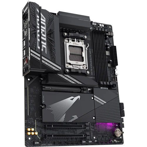 Gigabyte X870 AORUS ELITE WIFI7: Роз'єми на задній панелі Ethernet RJ-45, HDMI, Thunderbolt, USB 3.2 Gen 1, USB 3.2 Gen 2, USB 2.0