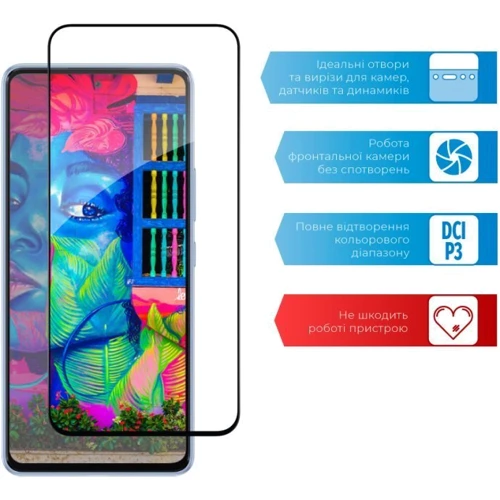 Аксессуар для смартфона ACCLAB Tempered Glass Full Glue Black for Samsung A346 Galaxy A34 5G фото 5