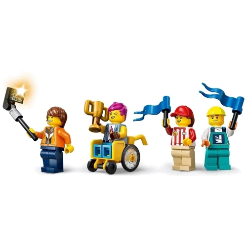 Конструктор LEGO City Никаких ограничений Автодром для гоночных автомобилей 436 деталей (60460) фото 8
