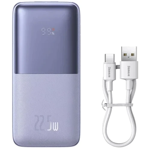 Внешний аккумулятор Baseus Power Bank 10000mAh Bipow Pro Digital Display PD 22.5W Violet (PPBD040005): Количество USB 3