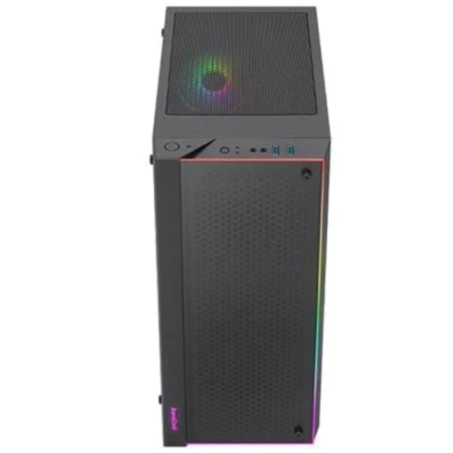 Корпус Aerocool Skribble-G-BK-v1 (ACCM-PB28033.11): Материал передней панели пластик и закаленное стекло