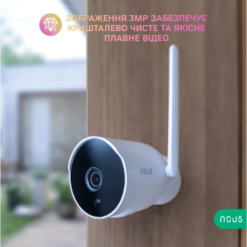 IP-камера відеоспостереження Nous W7P: Тип корпуса Корпусні