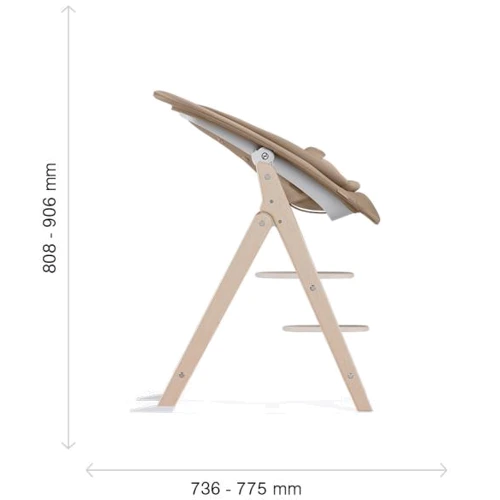 Стул Cybex Click&Fold 4в1 All White (524000857): Тип классический стульчик