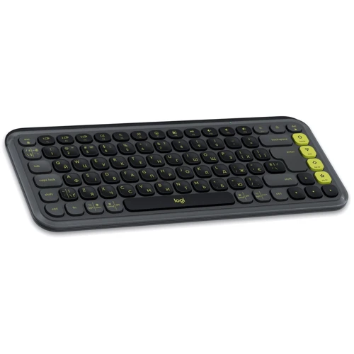 Клавіатура Logitech POP Icon Keys Graphite (920-013157): інтерфейс підключення Bluetooth