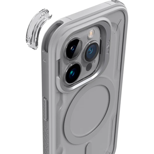 Чехол для iPhone LAUT CRYSTAL MATTER MagSafe Grey (L_IP23D_CM4_GY) for iPhone 15 Pro Max фото 6